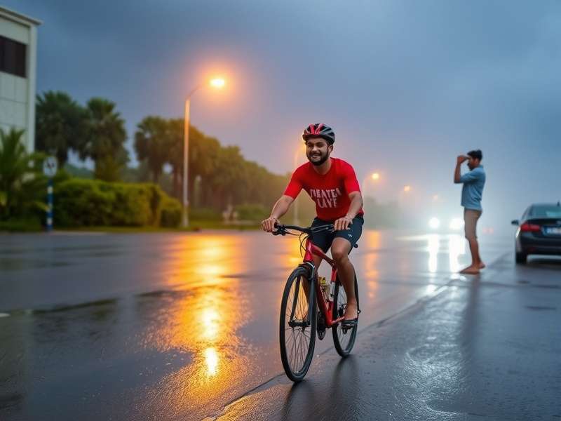 Monsoon Mode in Sangam Cycling Conqueror